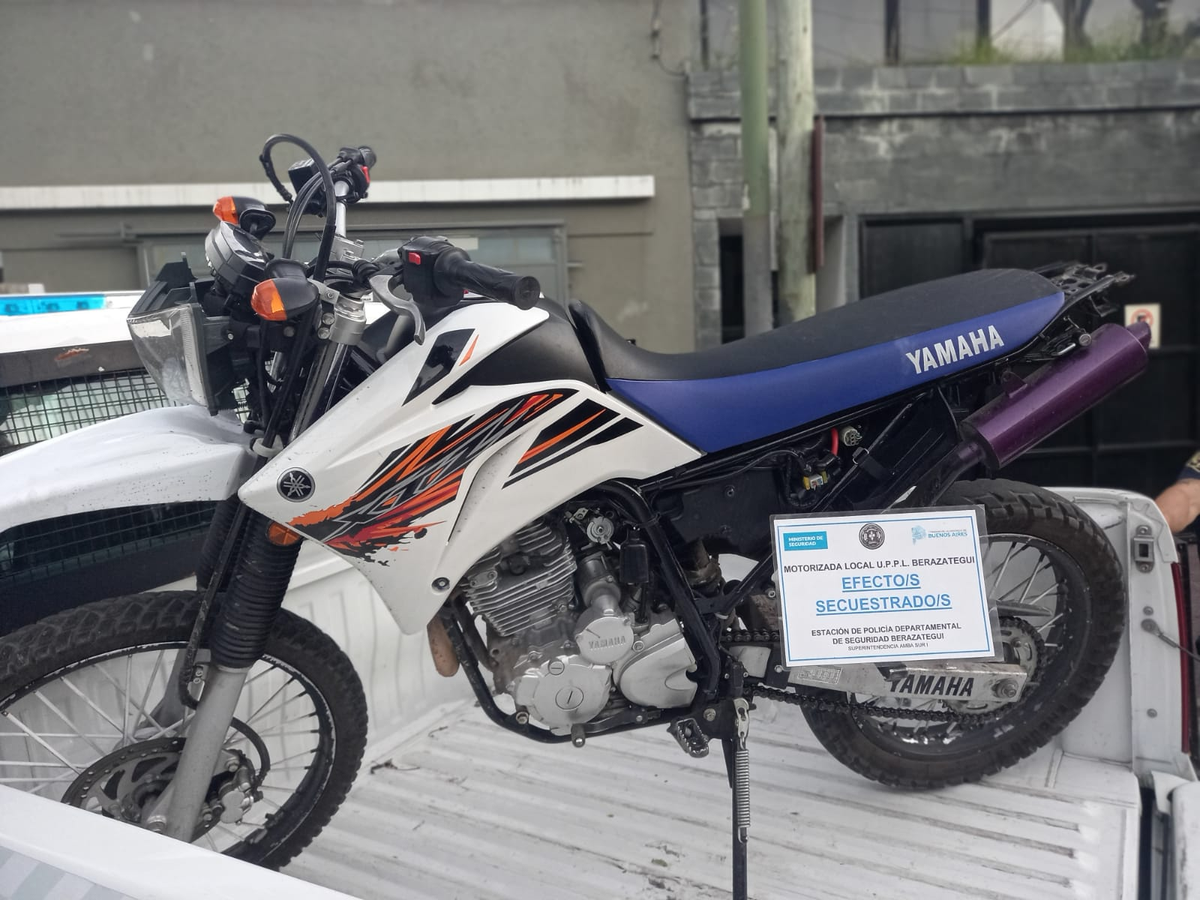 "El Noba" circulaba en una moto YAMAHA XTZ 250.&nbsp;