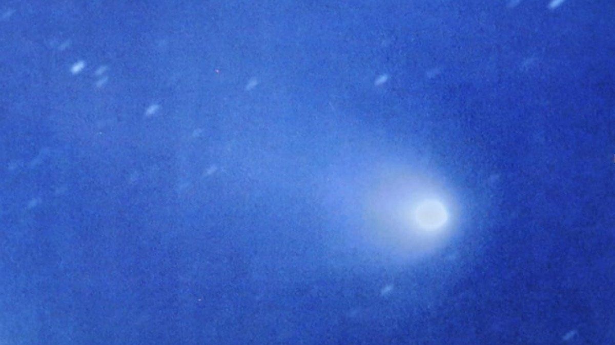 El cometa Leonard visto desde Rosario
