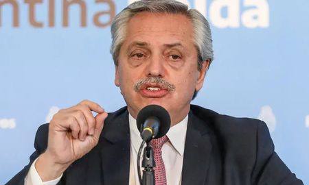 El presidente Alberto Fernández. El presidente Alberto Fernández.