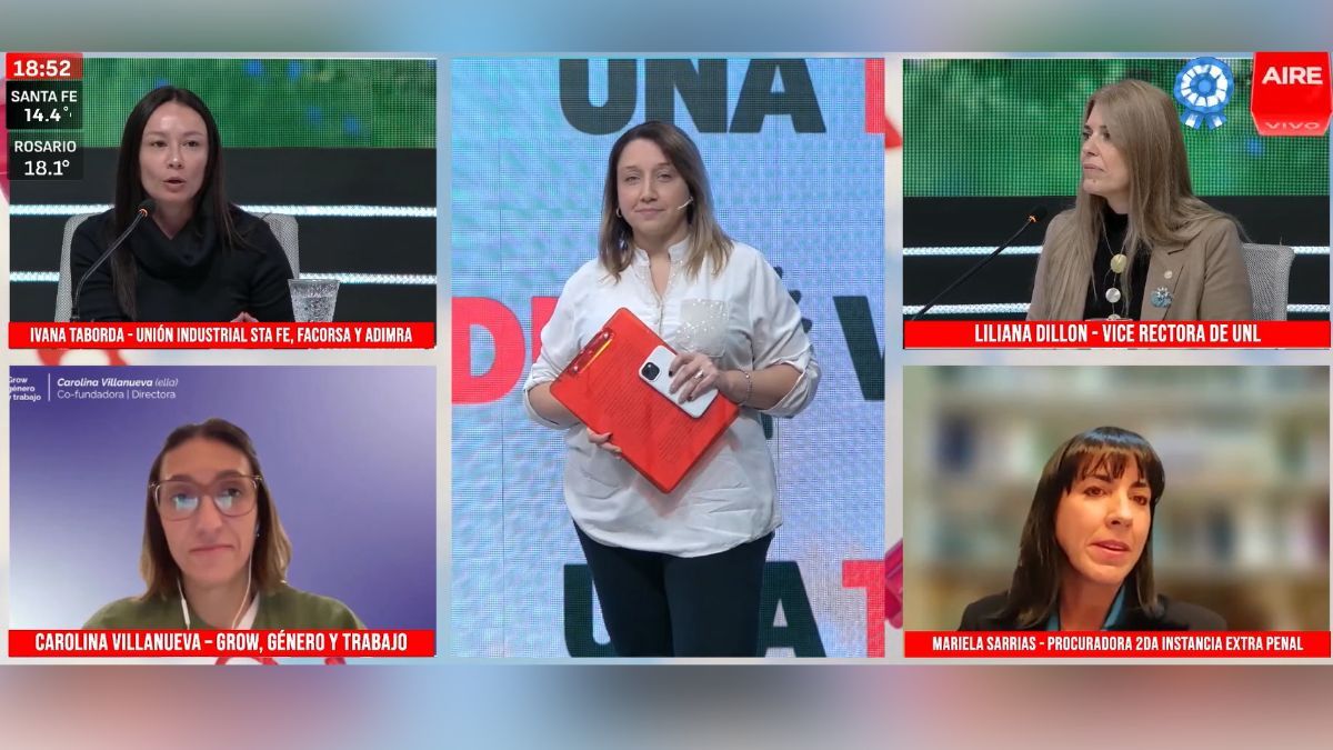 Carolina Villanueva y Mariela Sarrias se sumaron a la charla vía zoom, en el programa que contó con la conducción de Valeria Amaya. Carolina Villanueva y Mariela Sarrias se sumaron a la charla vía zoom, en el programa que contó con la conducción de Valeria Amaya.