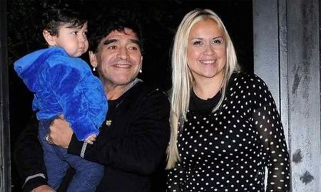 Dieguito Maradona junto a Dieguito Fernando y Veronica Ojeda Dieguito Maradona junto a Dieguito Fernando y Veronica Ojeda