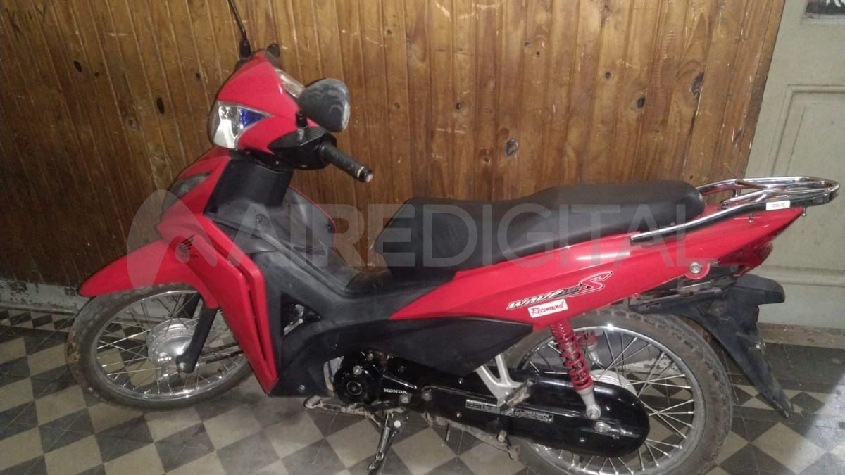 La moto quedó en calidad de secuestro en la Comisaría Segunda