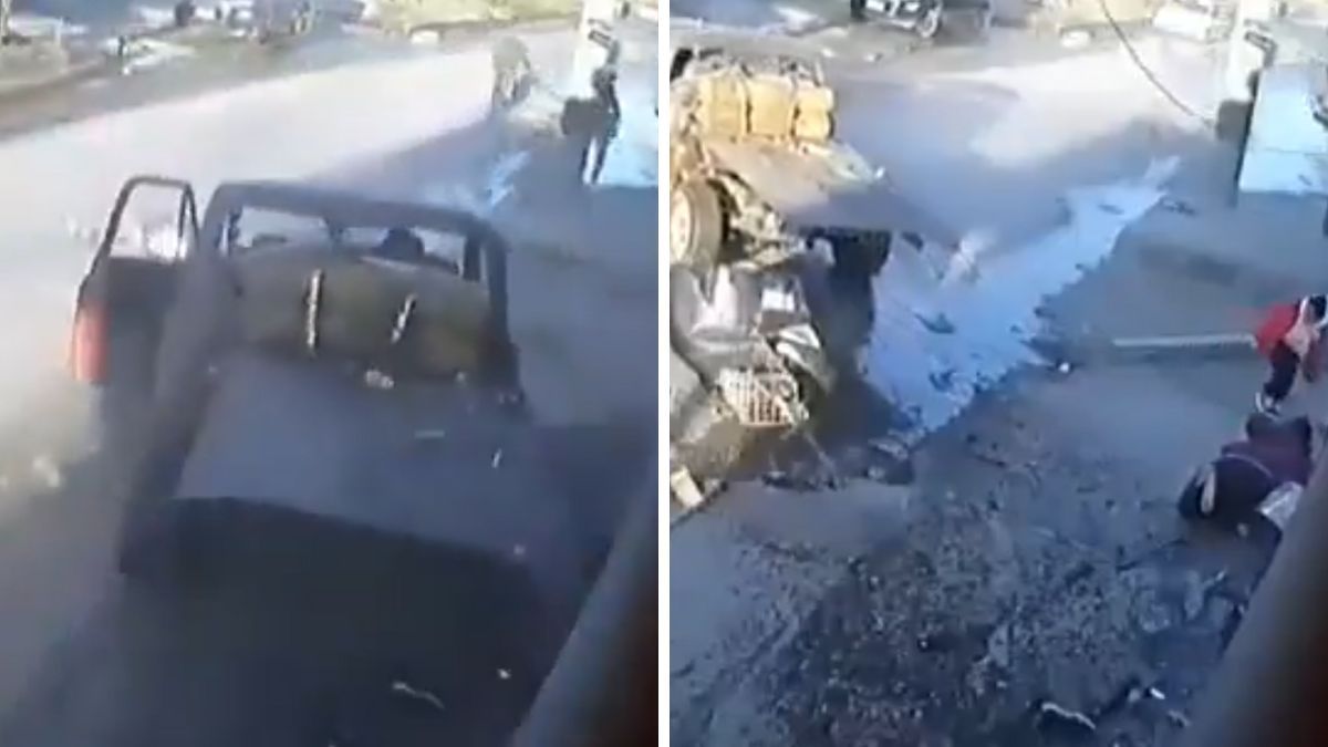 Un camión atropelló a dos nenas de 7 años y a una mujer en González Catán