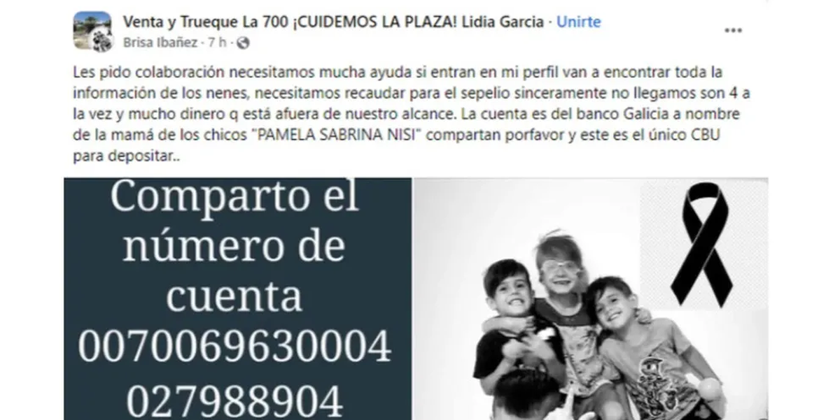 Este lunes se derrumbó el techo de la habitación en una casa de El Jagüel, cerca de Monte Grande y provocó la muerte de cuatro hermanitos.