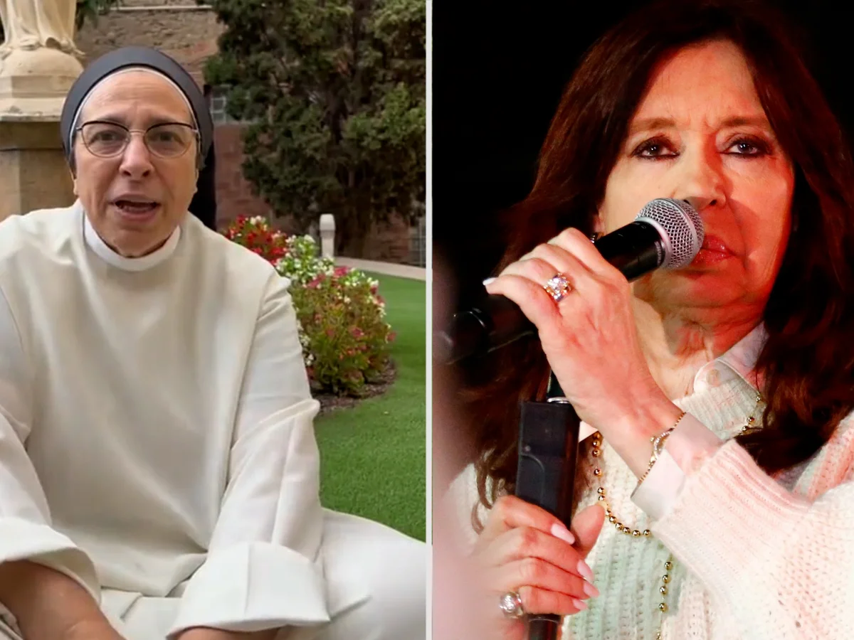 El fuerte repudio de Sor Lucía Caram a Cristina Kirchner: Argentina se desangra por una mujer desequilibrada que ha robado a mano llena