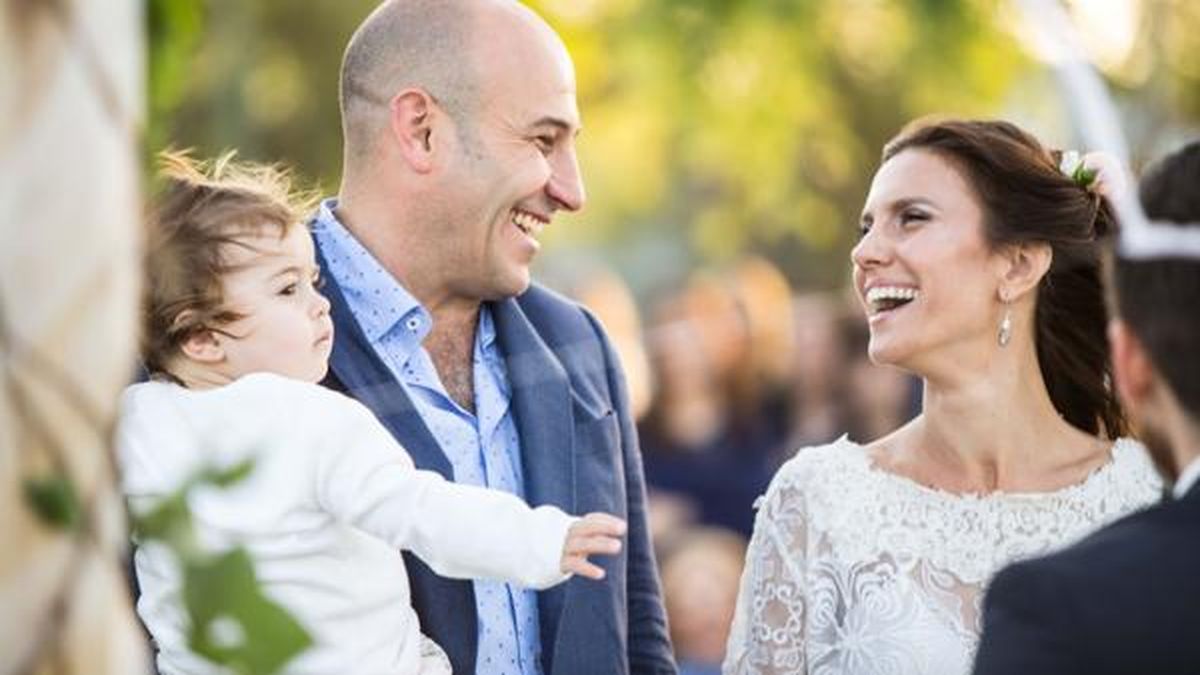 Martiniano Molina se casó con la conductora Ileana Luetic