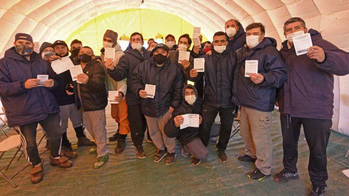 El Ministerio de Salud de la provincia de Chubut instaló una carpa sanitaria en la zona de muelles de Puerto Madryn﻿