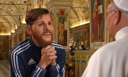imperdible: messi le pide un milagro al papa imperdible: messi le pide un milagro al papa