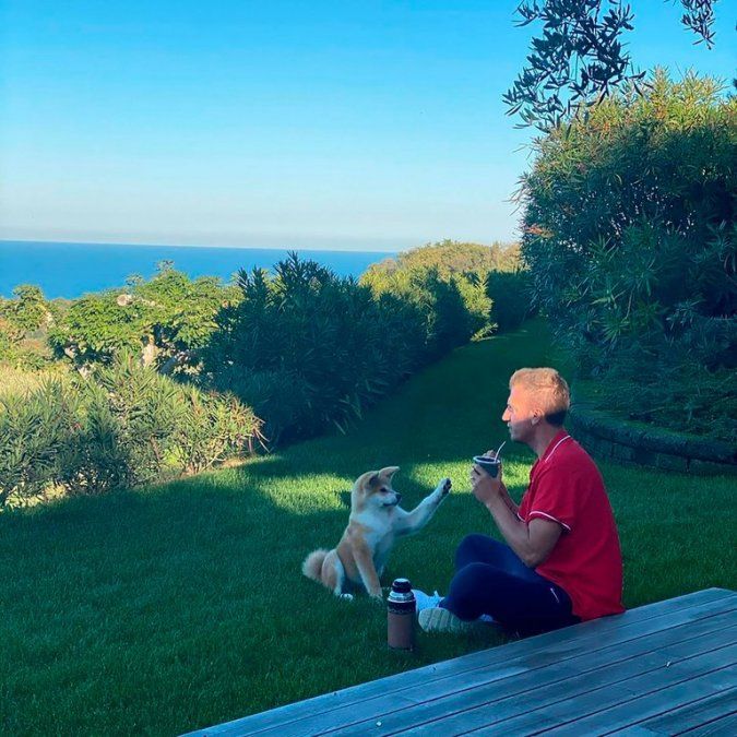 La increíble casa de Maxi López y Daniela Christiansson en Italia.