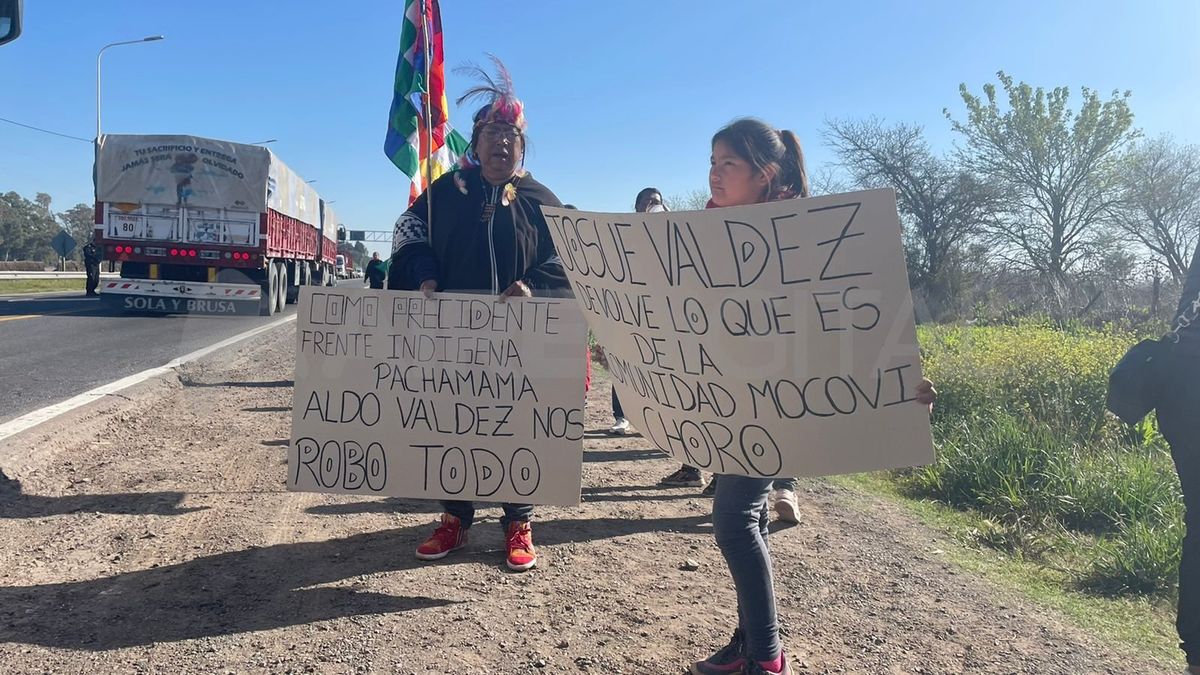 En septiembre se produjo un corte de tránsito que expuso la disputa por el terreno y la interna de la Comunidad