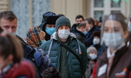 Hay un repunte de casos de covid-19 en Rusia. Hay un repunte de casos de covid-19 en Rusia.