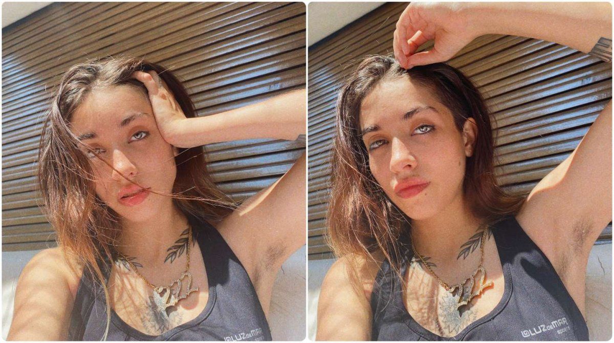 María Becerra dice que no se depila porque le duele.