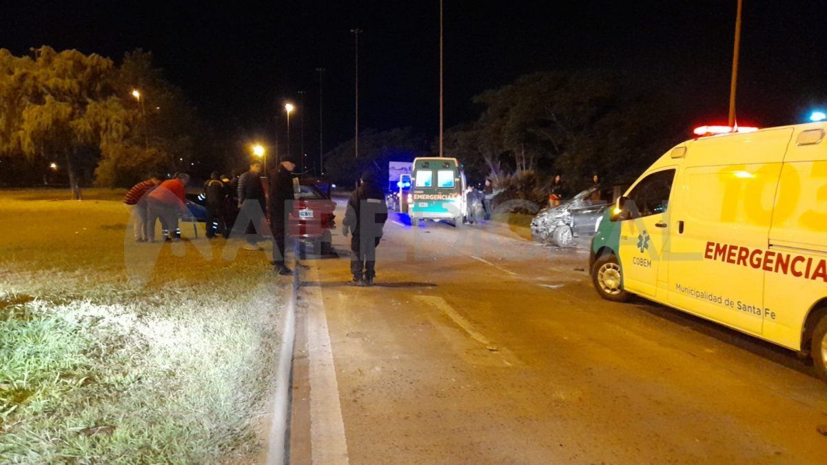 El accidente ocurrió el sábado a la noche, muy cerca de la fuente de la cordialidad.