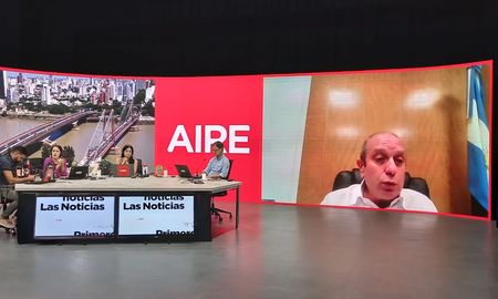 En AIRE, el subsecretario de Obras Hidráulicas del Ministerio de Obras Públicas de la Nación, Gustavo Villa Uría, analizó el impacto de la bajante en la hidrovía del río Paraná. En AIRE, el subsecretario de Obras Hidráulicas del Ministerio de Obras Públicas de la Nación, Gustavo Villa Uría, analizó el impacto de la bajante en la hidrovía del río Paraná.