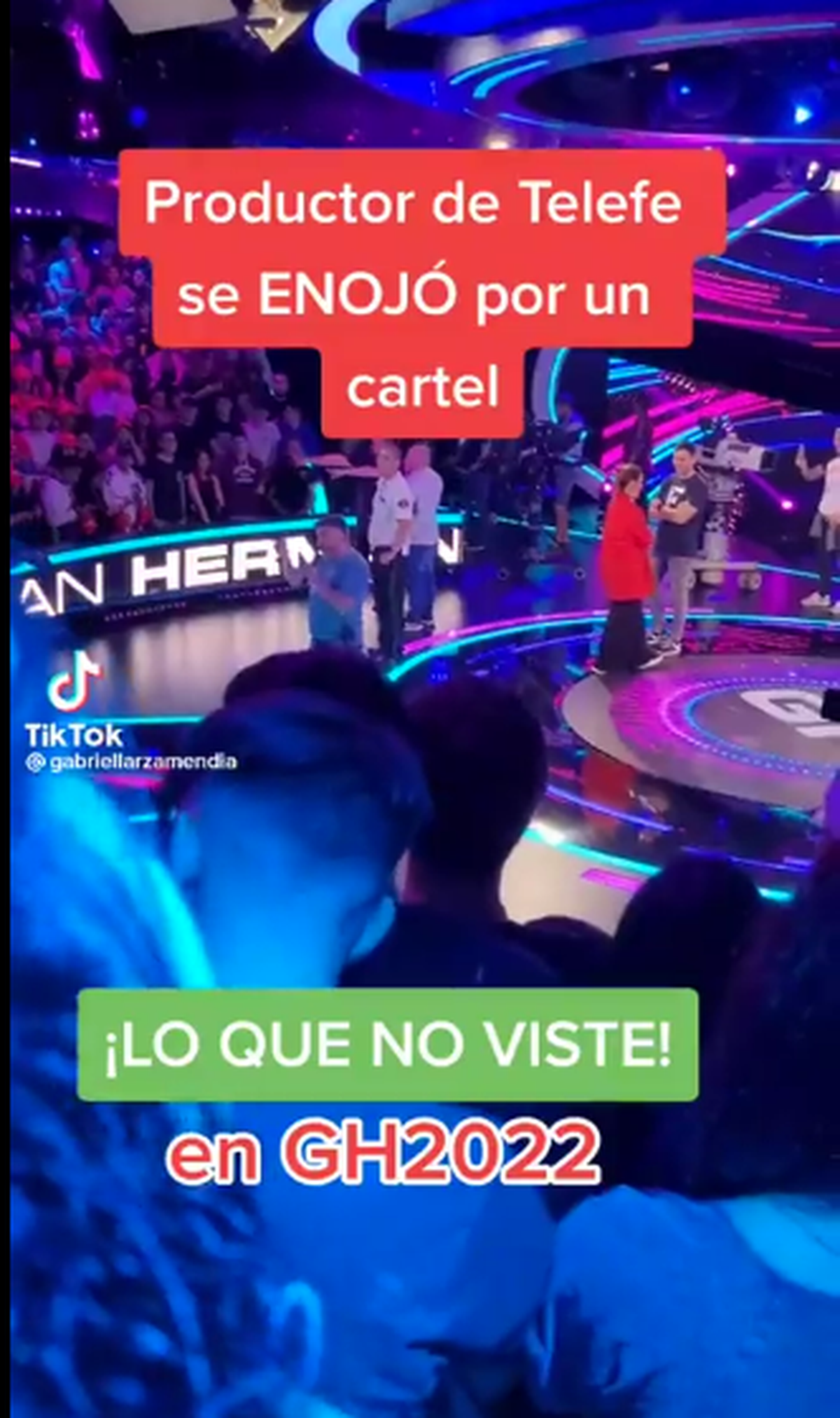No es la primera vez que la audiencia en vivo de