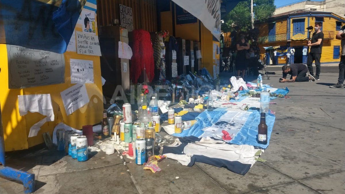 La Bombonera fue uno de los lugares contemplados para la despedida del ídolo, pero la familia determinó que el funeral se hiciera en Casa Rosada por voluntad de Diego.