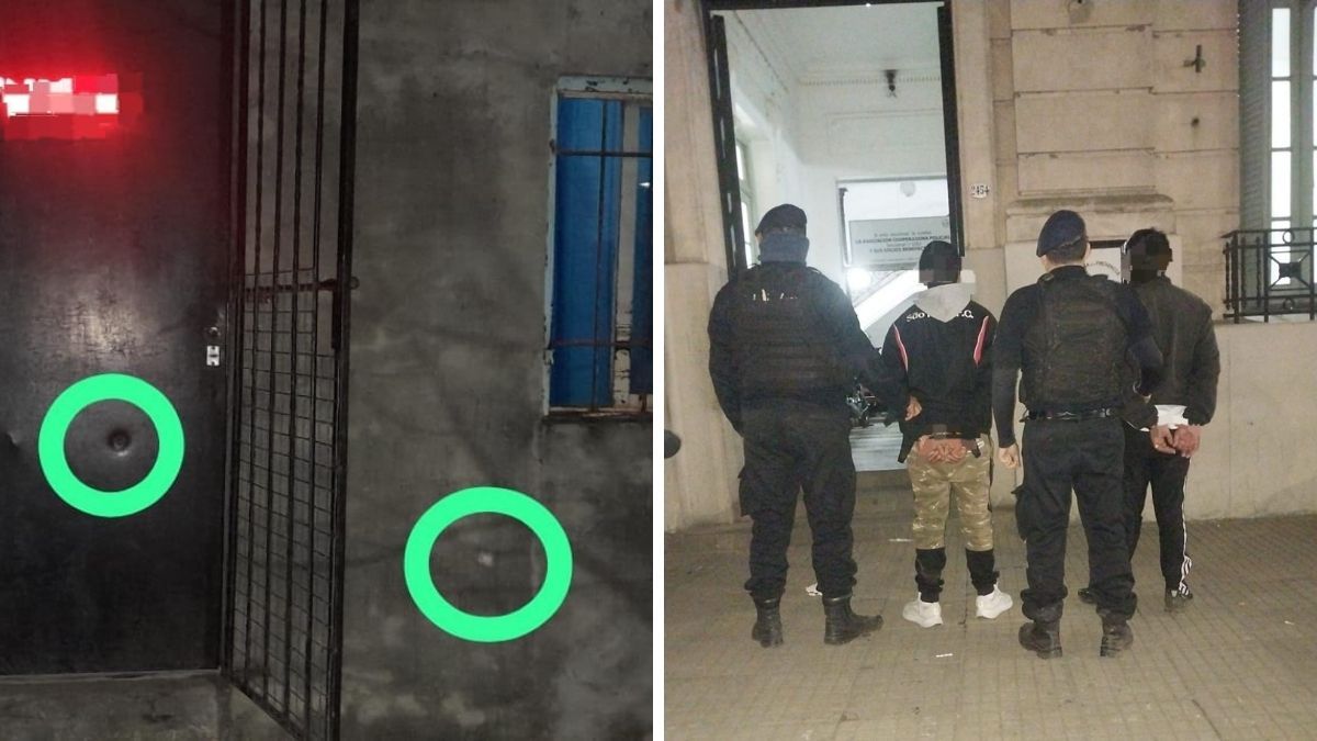 Dos detenidos por balear el frente de una casa de barrio Alfonso.