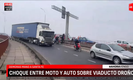 Accidente en el Viaducto Oroño Accidente en el Viaducto Oroño