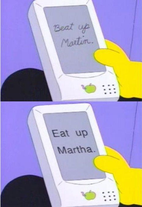 El autocorrector de Los Simpson.