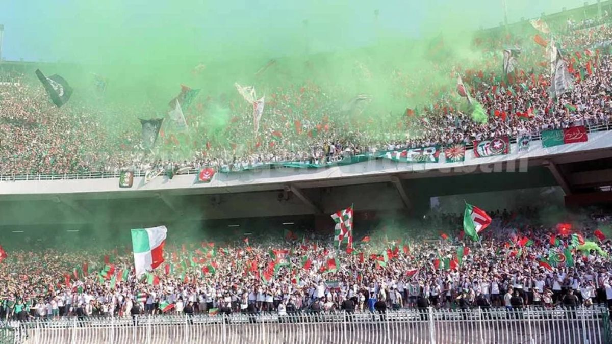La tragedia sucedio en la tribuna de MC Alger.