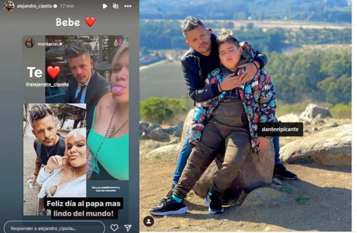 El saludo de Morena Rial a su abogado por el Día del Padre. El saludo de Morena Rial a su abogado por el Día del Padre.