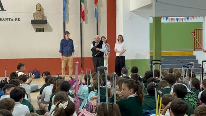 La campaña solidaria sigue creciendo: la Dante Alighieri se suma con una emoción que contagia