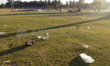 Así se veía el Parque del Sur durante la tarde del sábado. Así se veía el Parque del Sur durante la tarde del sábado.