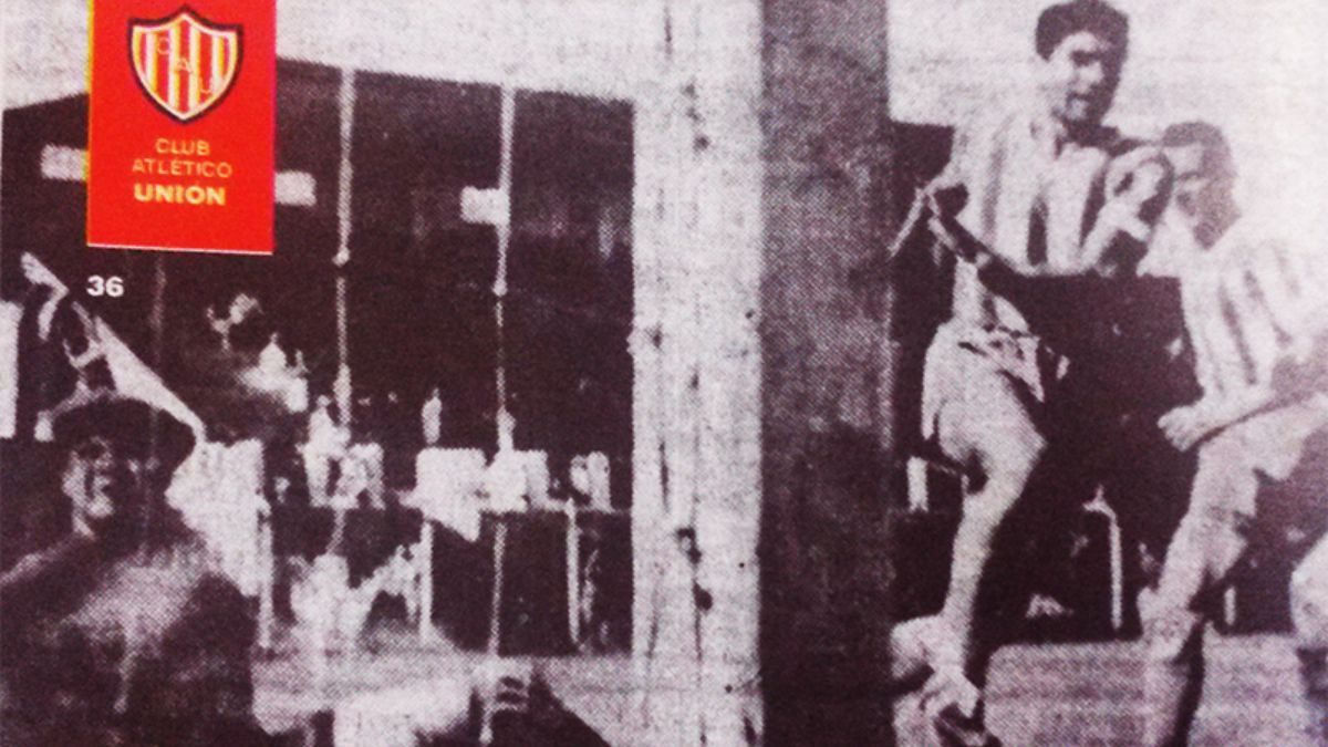 Juan Ulrich marcó el primer gol de Unión en el profesionalismo. Juan Ulrich marcó el primer gol de Unión en el profesionalismo.