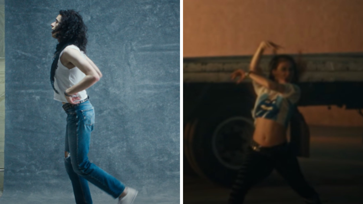 Los "rolingas" en el video de Lali Espósito, en referencia a Javier Milei. Los "rolingas" en el video de Lali Espósito, en referencia a Javier Milei.
