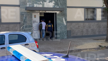 La Agencia de Investigación Criminal trabajó en las instalaciones del colegio Lourdes.