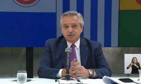 Alberto Fernández inauguró la asamblea de los 30 años del Mercosur. Alberto Fernández inauguró la asamblea de los 30 años del Mercosur.
