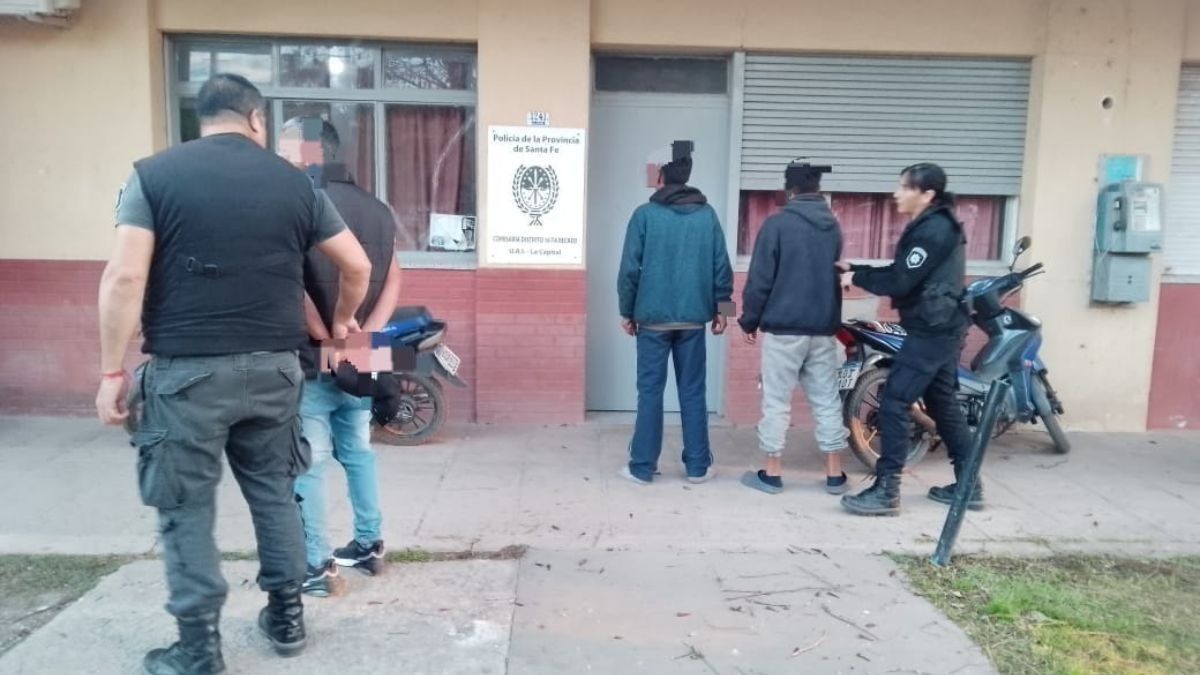 Tres hombres fueron detenidos en Recreo.