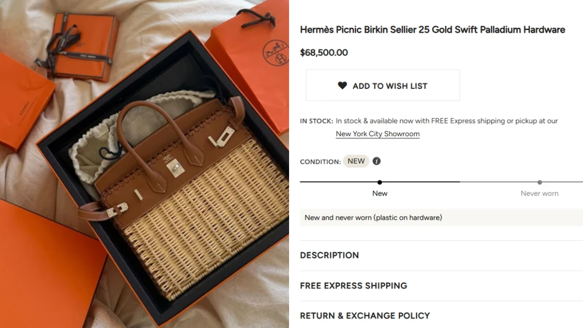 La lujosa cartera Hermès de 91 millones de pesos que Wanda Nara se autorregaló en Navidad. La lujosa cartera Hermès de 91 millones de pesos que Wanda Nara se autorregaló en Navidad.