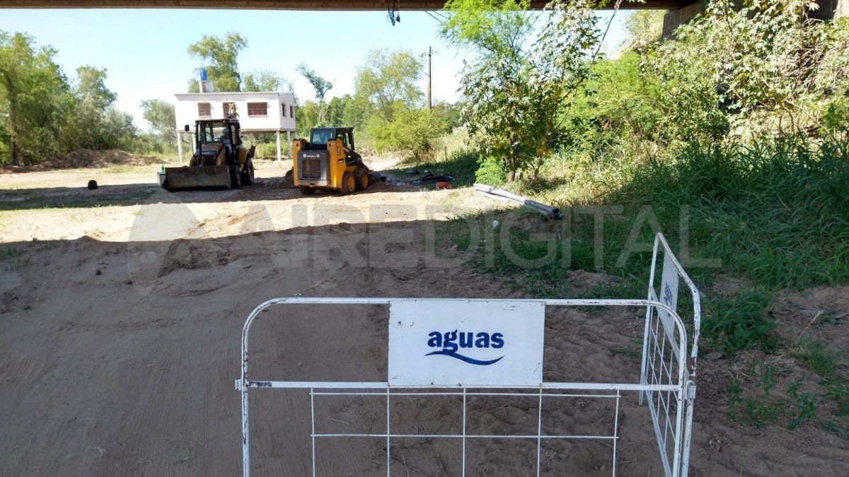 La obra de agua potable de Colastiné Sur tiene un avance del 60%.&nbsp;