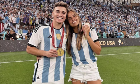 La confesión que Julián Álvarez le hizo a su novia tras ganar la Champions League. La confesión que Julián Álvarez le hizo a su novia tras ganar la Champions League.