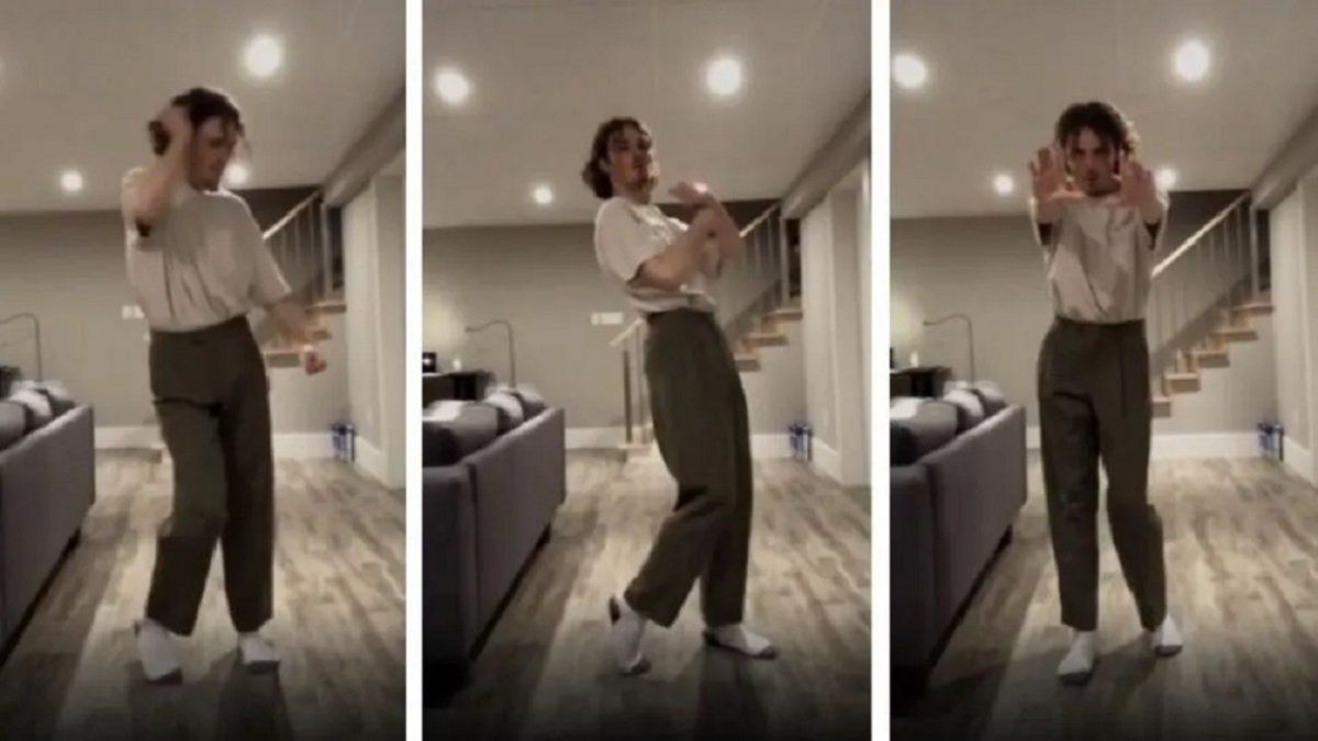 Grabó una coreo en TikTok, apareció un fantasma y el video se volvió viral