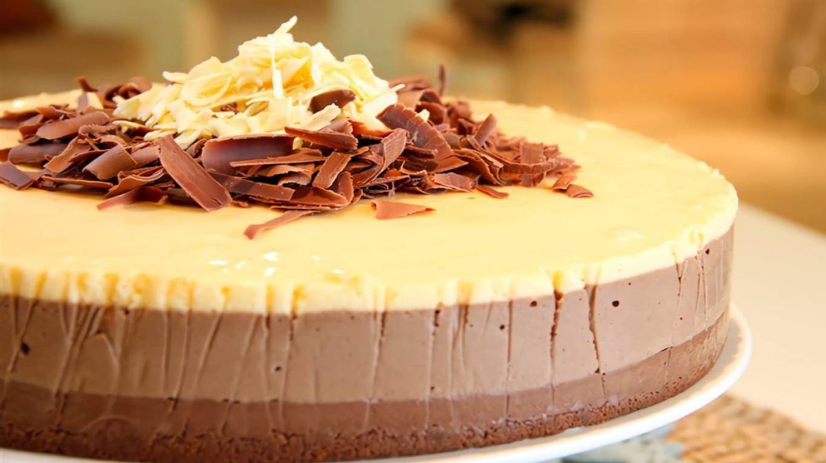 Torta de tres mousses