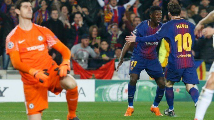 Messi metió al Barcelona en los cuartos de la Champions