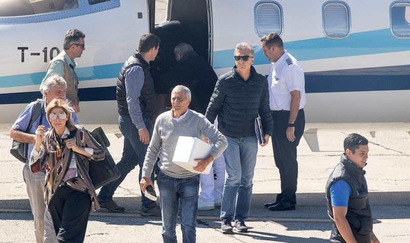 Macri viajó a la Patagonia para descansar en el fin de semana largo