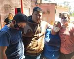 Erica, la hija de Oscar Salas junto a el resto de los integrantes de la familia