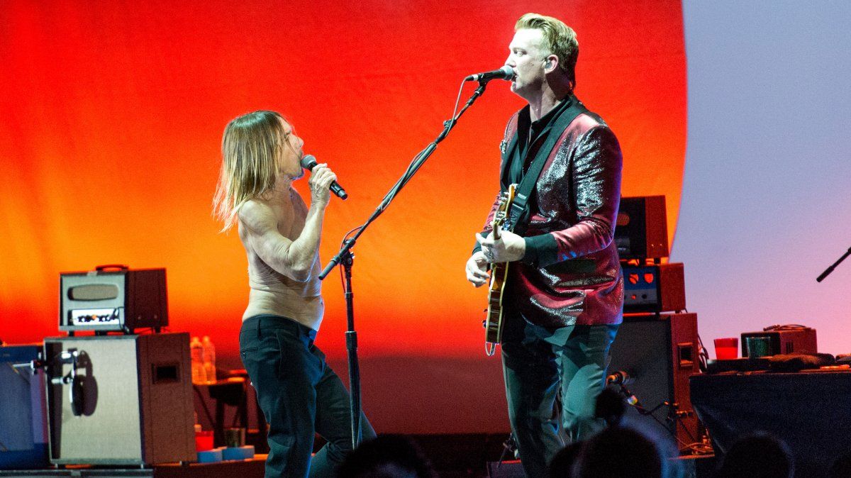 &nbsp;Iggy Pop y el l&iacute;der de Queens of the Stone Age, Josh Homme