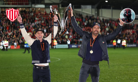 Ryan Reynolds y Rob McElhenney adquirieron parte del Necaxa de México. Ryan Reynolds y Rob McElhenney adquirieron parte del Necaxa de México.