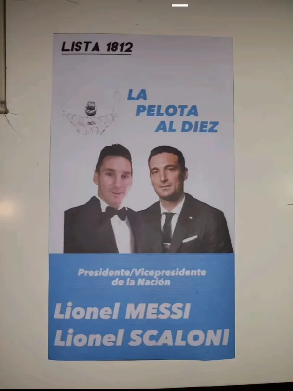 La dupla de Lionel Messi y Lionel Scaloni fue elegida por los argentinos.