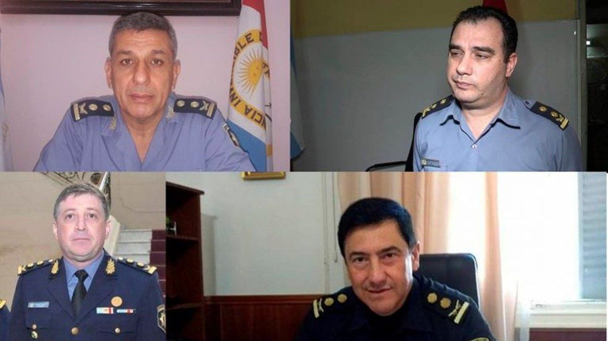 Cuatro de los cinco policías investigados fueron jefes de la fuerza: José Jorge Pérez