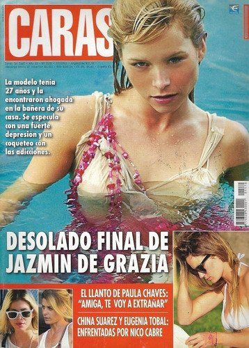 Jazmín De Grazia tenía un futuro prometedor en los medios. Era modelo y periodista.