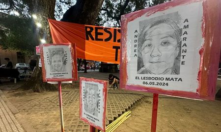 En el marco del Día de la Visibilidad Lésbica, organizaciones y activistas realizaron este viernes una jornada abierta en la Plaza Pueyrredón de Santa Fe﻿