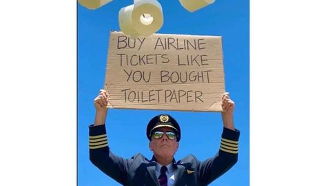 El mensaje viral de un piloto: Compre pasajes de avión como si comprara papel higiénico El mensaje viral de un piloto: Compre pasajes de avión como si comprara papel higiénico