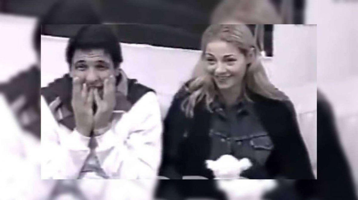 Tamara junto a Marcelo Corazza en la final.