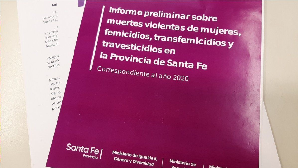 Se presentó el informe preliminar 2020 del registro de femicidios
