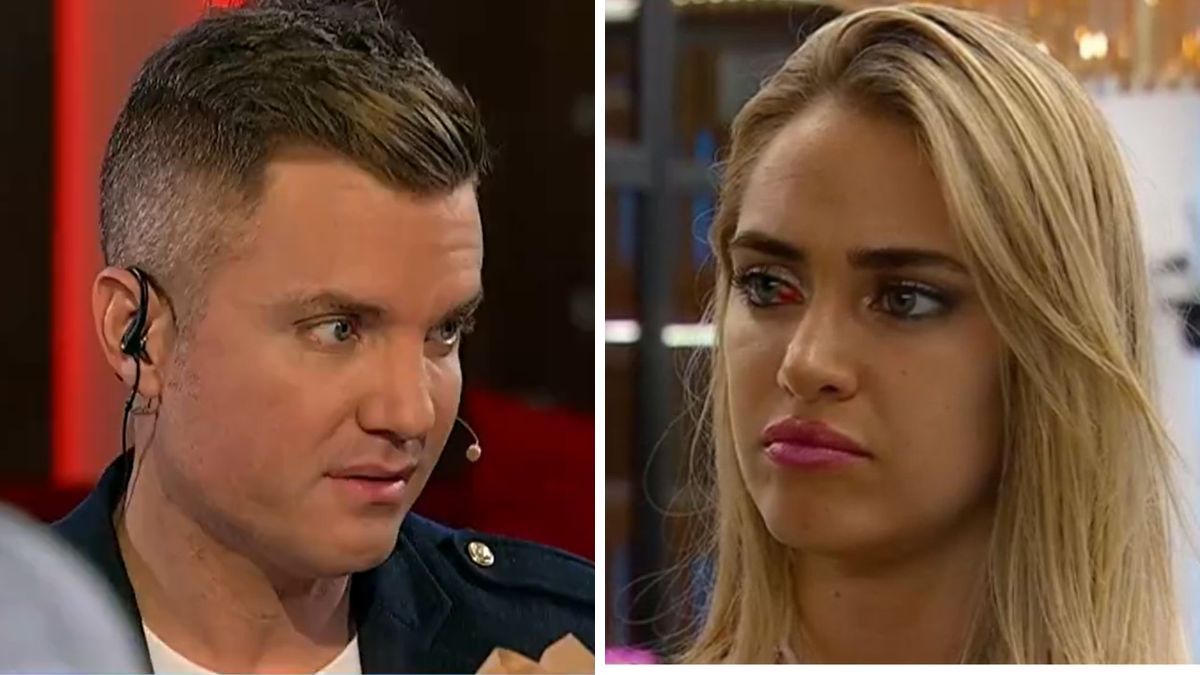 Santiago del Moro entró a la casa de Gran Hermano y destrozó a Sabrina.